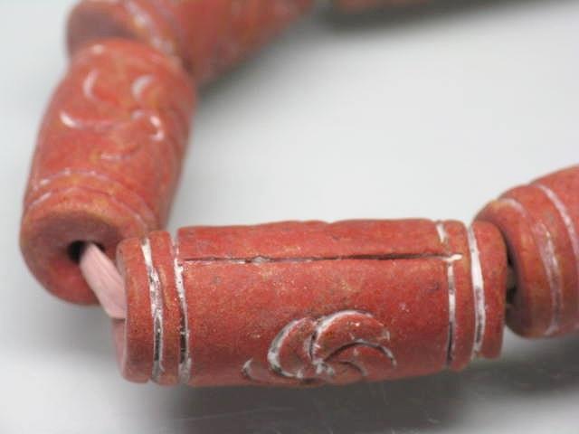 TOKO-BEADS AZ134-27N Clay bead (strand) 10.5~12mm AZ134-27N クレイビーズ（連） 10.5~12mm Asian bead & African bead  Handmade,Lampeork,bead,asia,india,ethnic,parts,accessory,beads とんぼ玉,ビーズ,トンボ玉,アジア,インド,エスニック,手作り,パーツ,アクセサリー