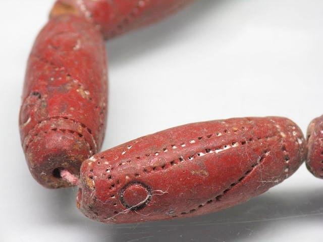 TOKO-BEADS AZ134-28N Clay bead (strand) 11~14mm AZ134-28N クレイビーズ（連） 11~14mm Asian bead & African bead  Handmade,Lampeork,bead,asia,india,ethnic,parts,accessory,beads とんぼ玉,ビーズ,トンボ玉,アジア,インド,エスニック,手作り,パーツ,アクセサリー
