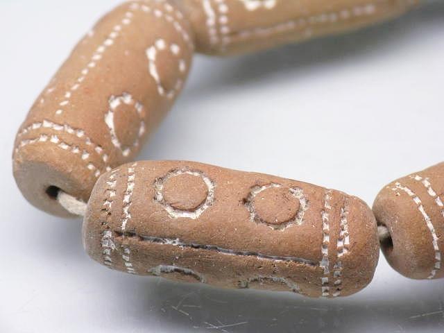 TOKO-BEADS AZ134-29N Clay bead (strand) 10~11mm AZ134-29N クレイビーズ（連） 10~11mm Asian bead & African bead  Handmade,Lampeork,bead,asia,india,ethnic,parts,accessory,beads とんぼ玉,ビーズ,トンボ玉,アジア,インド,エスニック,手作り,パーツ,アクセサリー