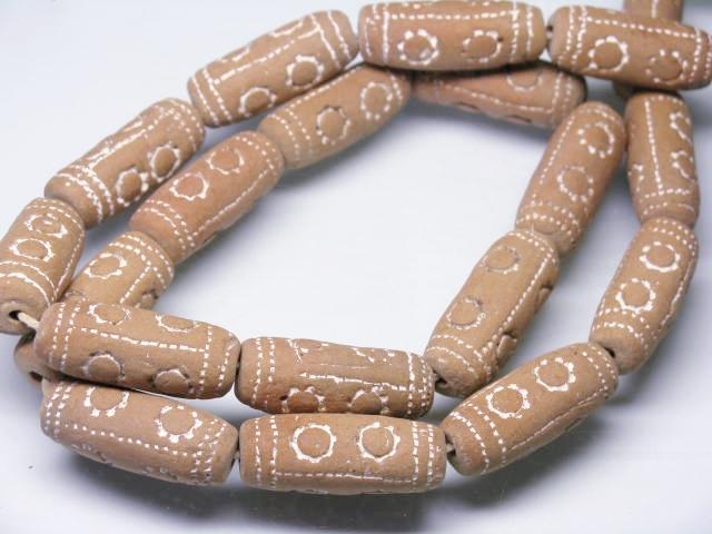 | TOKO-BEADS |AZ134N-29 クレイビーズ（連） 10~11mmとんぼ玉,ビーズ,トンボ玉,アジア,インド,エスニック,手作り,パーツ,アクセサリー