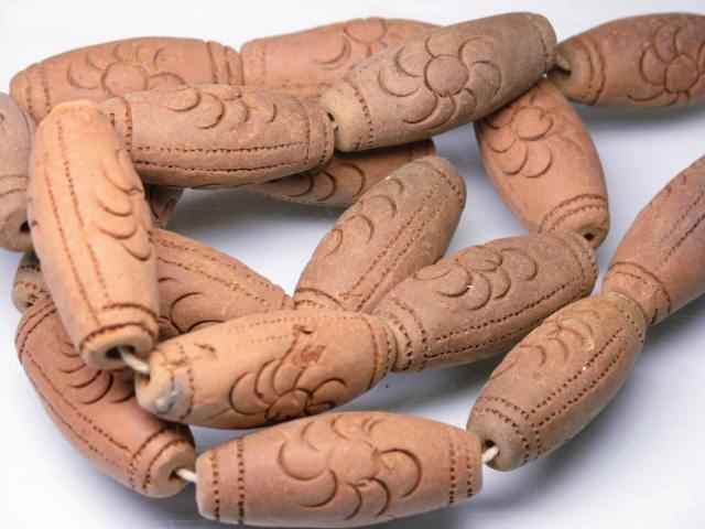 TOKO-BEADS AZ134-33N Clay bead (strand) 14mm AZ134-33N クレイビーズ（連） 14mm Asian bead & African bead  Handmade,Lampeork,bead,asia,india,ethnic,parts,accessory,beads とんぼ玉,ビーズ,トンボ玉,アジア,インド,エスニック,手作り,パーツ,アクセサリー