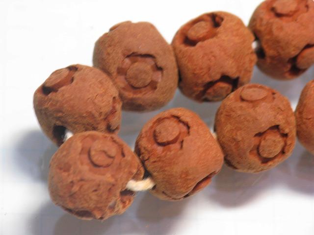 TOKO-BEADS AZ134-51N Clay bead (strand) 11.5mm AZ134-51N クレイビーズ（連） 11.5mm Asian bead & African bead  Handmade,Lampeork,bead,asia,india,ethnic,parts,accessory,beads とんぼ玉,ビーズ,トンボ玉,アジア,インド,エスニック,手作り,パーツ,アクセサリー