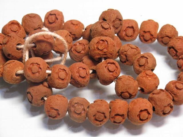 | TOKO-BEADS |AZ134N-51 クレイビーズ（連） 11.5mmとんぼ玉,ビーズ,トンボ玉,アジア,インド,エスニック,手作り,パーツ,アクセサリー