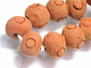 TOKO-BEADS AZ134-52N Clay bead (strand) 12.5mm AZ134-52N クレイビーズ（連） 12.5mm Asian bead & African bead  Handmade,Lampeork,bead,asia,india,ethnic,parts,accessory,beads とんぼ玉,ビーズ,トンボ玉,アジア,インド,エスニック,手作り,パーツ,アクセサリー