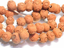 TOKO-BEADS AZ134-52N Clay bead (strand) 12.5mm AZ134-52N クレイビーズ（連） 12.5mm Asian bead & African bead  Handmade,Lampeork,bead,asia,india,ethnic,parts,accessory,beads とんぼ玉,ビーズ,トンボ玉,アジア,インド,エスニック,手作り,パーツ,アクセサリー