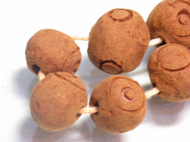 TOKO-BEADS AZ134-53N Clay bead (strand) 13mm AZ134-53N クレイビーズ（連） 13mm Asian bead & African bead  Handmade,Lampeork,bead,asia,india,ethnic,parts,accessory,beads とんぼ玉,ビーズ,トンボ玉,アジア,インド,エスニック,手作り,パーツ,アクセサリー