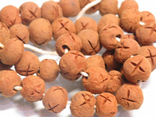 TOKO-BEADS AZ134-56N Clay bead (strand) 11mm AZ134-56N クレイビーズ（連） 11mm Asian bead & African bead  Handmade,Lampeork,bead,asia,india,ethnic,parts,accessory,beads とんぼ玉,ビーズ,トンボ玉,アジア,インド,エスニック,手作り,パーツ,アクセサリー