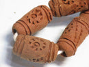 TOKO-BEADS AZ134-68N Clay bead (strand) 8~10mm AZ134-68N クレイビーズ（連） 8~10mm Asian bead & African bead  Handmade,Lampeork,bead,asia,india,ethnic,parts,accessory,beads とんぼ玉,ビーズ,トンボ玉,アジア,インド,エスニック,手作り,パーツ,アクセサリー