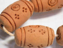TOKO-BEADS AZ134-71N Clay bead (strand) 15mm AZ134-71N クレイビーズ（連） 15mm Asian bead & African bead  Handmade,Lampeork,bead,asia,india,ethnic,parts,accessory,beads とんぼ玉,ビーズ,トンボ玉,アジア,インド,エスニック,手作り,パーツ,アクセサリー