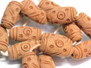TOKO-BEADS AZ134-72N Clay bead (strand) 14mm AZ134-72N クレイビーズ（連） 14mm Asian bead & African bead  Handmade,Lampeork,bead,asia,india,ethnic,parts,accessory,beads とんぼ玉,ビーズ,トンボ玉,アジア,インド,エスニック,手作り,パーツ,アクセサリー