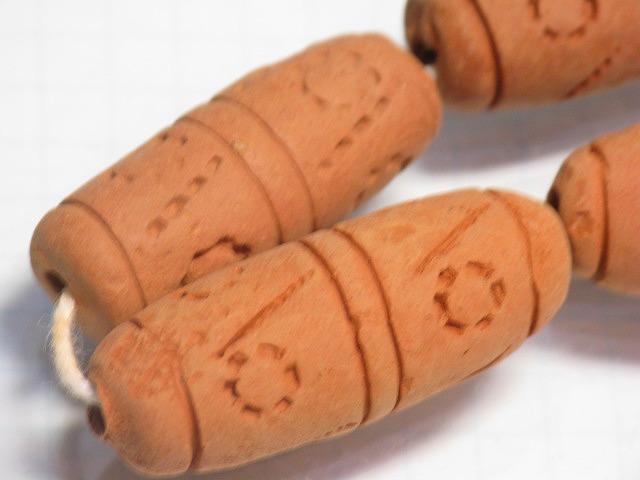 TOKO-BEADS AZ134-73N Clay bead (strand) 18mm AZ134-73N クレイビーズ（連） 18mm Asian bead & African bead  Handmade,Lampeork,bead,asia,india,ethnic,parts,accessory,beads とんぼ玉,ビーズ,トンボ玉,アジア,インド,エスニック,手作り,パーツ,アクセサリー