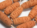 TOKO-BEADS AZ134-73N Clay bead (strand) 18mm AZ134-73N クレイビーズ（連） 18mm Asian bead & African bead  Handmade,Lampeork,bead,asia,india,ethnic,parts,accessory,beads とんぼ玉,ビーズ,トンボ玉,アジア,インド,エスニック,手作り,パーツ,アクセサリー