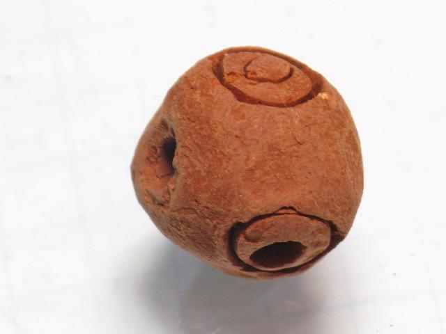 TOKO-BEADS AZ134-53S Clay bead 13mm AZ134-53S クレイビーズ 13mm Asian bead & African bead  Handmade,Lampeork,bead,asia,india,ethnic,parts,accessory,beads とんぼ玉,ビーズ,トンボ玉,アジア,インド,エスニック,手作り,パーツ,アクセサリー