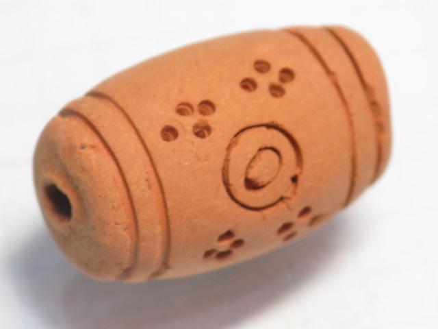 TOKO-BEADS AZ134-71S Clay bead 15mm AZ134-71S クレイビーズ 15mm Asian bead & African bead  Handmade,Lampeork,bead,asia,india,ethnic,parts,accessory,beads とんぼ玉,ビーズ,トンボ玉,アジア,インド,エスニック,手作り,パーツ,アクセサリー