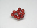 TOKO-BEADS AZ136-01P Coral bead (10pcs) 6mm AZ136-01P サンゴ丸玉（10個パック） 6mm Asian bead & African bead  Handmade,Lampeork,bead,asia,india,ethnic,parts,accessory,beads とんぼ玉,ビーズ,トンボ玉,アジア,インド,エスニック,手作り,パーツ,アクセサリー