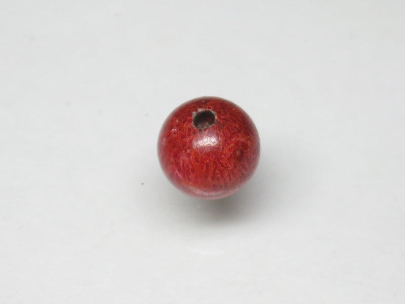 TOKO-BEADS AZ136P-03 Coral bead (10pcs) 8mm AZ136P-03 サンゴ丸玉（10個パック） 8mm Asian bead & African bead  Handmade,Lampeork,bead,asia,india,ethnic,parts,accessory,beads とんぼ玉,ビーズ,トンボ玉,アジア,インド,エスニック,手作り,パーツ,アクセサリー