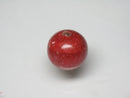 TOKO-BEADS AZ136-04S Coral bead 13mm AZ136-04S サンゴ丸玉 13mm Asian bead & African bead  Handmade,Lampeork,bead,asia,india,ethnic,parts,accessory,beads とんぼ玉,ビーズ,トンボ玉,アジア,インド,エスニック,手作り,パーツ,アクセサリー