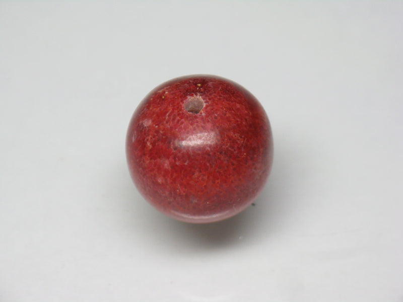 TOKO-BEADS AZ136S-05 Coral bead 15~16mm AZ136S-05 サンゴ丸玉 15~16mm Asian bead & African bead  Handmade,Lampeork,bead,asia,india,ethnic,parts,accessory,beads とんぼ玉,ビーズ,トンボ玉,アジア,インド,エスニック,手作り,パーツ,アクセサリー