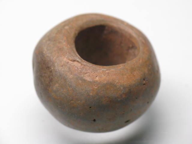 TOKO-BEADS AZ139-11 Tibetan Antique Terracotta 24mm AZ139-11 チベットアンティーククレイビーズ 24mm Asian bead & African bead  Handmade,Lampeork,bead,asia,india,ethnic,parts,accessory,beads とんぼ玉,ビーズ,トンボ玉,アジア,インド,エスニック,手作り,パーツ,アクセサリー