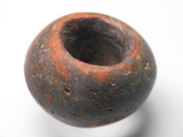 TOKO-BEADS AZ139-19 Tibetan Antique Terracotta 26mm AZ139-19 チベットアンティーククレイビーズ 26mm Asian bead & African bead  Handmade,Lampeork,bead,asia,india,ethnic,parts,accessory,beads とんぼ玉,ビーズ,トンボ玉,アジア,インド,エスニック,手作り,パーツ,アクセサリー