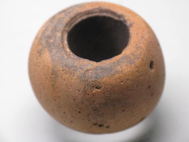 TOKO-BEADS AZ139-25 Tibetan Antique Terracotta 27mm AZ139-25 チベットアンティーククレイビーズ 27mm Asian bead & African bead  Handmade,Lampeork,bead,asia,india,ethnic,parts,accessory,beads とんぼ玉,ビーズ,トンボ玉,アジア,インド,エスニック,手作り,パーツ,アクセサリー