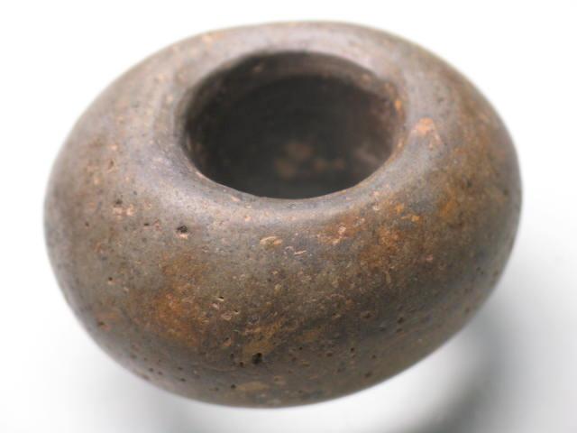 TOKO-BEADS AZ139-35 Tibetan Antique Terracotta 30mm AZ139-35 チベットアンティーククレイビーズ 30mm Asian bead & African bead  Handmade,Lampeork,bead,asia,india,ethnic,parts,accessory,beads とんぼ玉,ビーズ,トンボ玉,アジア,インド,エスニック,手作り,パーツ,アクセサリー