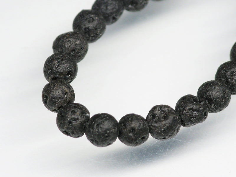 TOKO-BEADS AZ140N-01 Volcanic Rock bead (Strand) 4mm AZ140N-01 火山岩ビーズ（連） 4mm Asian bead & African bead  Handmade,Lampeork,bead,asia,india,ethnic,parts,accessory,beads とんぼ玉,ビーズ,トンボ玉,アジア,インド,エスニック,手作り,パーツ,アクセサリー