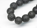 TOKO-BEADS AZ140-03N Volcanic Rock bead (Strand) 8.5mm AZ140-03N 火山岩ビーズ（連） 8.5mm Asian bead & African bead  Handmade,Lampeork,bead,asia,india,ethnic,parts,accessory,beads とんぼ玉,ビーズ,トンボ玉,アジア,インド,エスニック,手作り,パーツ,アクセサリー