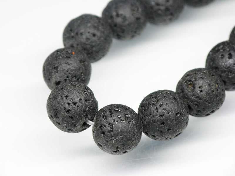 TOKO-BEADS AZ140N-03 Volcanic Rock bead (Strand) 8.5mm AZ140N-03 火山岩ビーズ（連） 8.5mm Asian bead & African bead  Handmade,Lampeork,bead,asia,india,ethnic,parts,accessory,beads とんぼ玉,ビーズ,トンボ玉,アジア,インド,エスニック,手作り,パーツ,アクセサリー