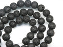 TOKO-BEADS AZ140-03N Volcanic Rock bead (Strand) 8.5mm AZ140-03N 火山岩ビーズ（連） 8.5mm Asian bead & African bead  Handmade,Lampeork,bead,asia,india,ethnic,parts,accessory,beads とんぼ玉,ビーズ,トンボ玉,アジア,インド,エスニック,手作り,パーツ,アクセサリー