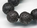 TOKO-BEADS AZ140-06N Volcanic Rock bead (Strand) 14mm AZ140-06N 火山岩ビーズ（連） 14mm Asian bead & African bead  Handmade,Lampeork,bead,asia,india,ethnic,parts,accessory,beads とんぼ玉,ビーズ,トンボ玉,アジア,インド,エスニック,手作り,パーツ,アクセサリー