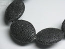 TOKO-BEADS AZ141-10N Volcanic Rock bead (Strand) 20mm AZ141-10N 火山岩ビーズ（連） 20mm Asian bead & African bead  Handmade,Lampeork,bead,asia,india,ethnic,parts,accessory,beads とんぼ玉,ビーズ,トンボ玉,アジア,インド,エスニック,手作り,パーツ,アクセサリー