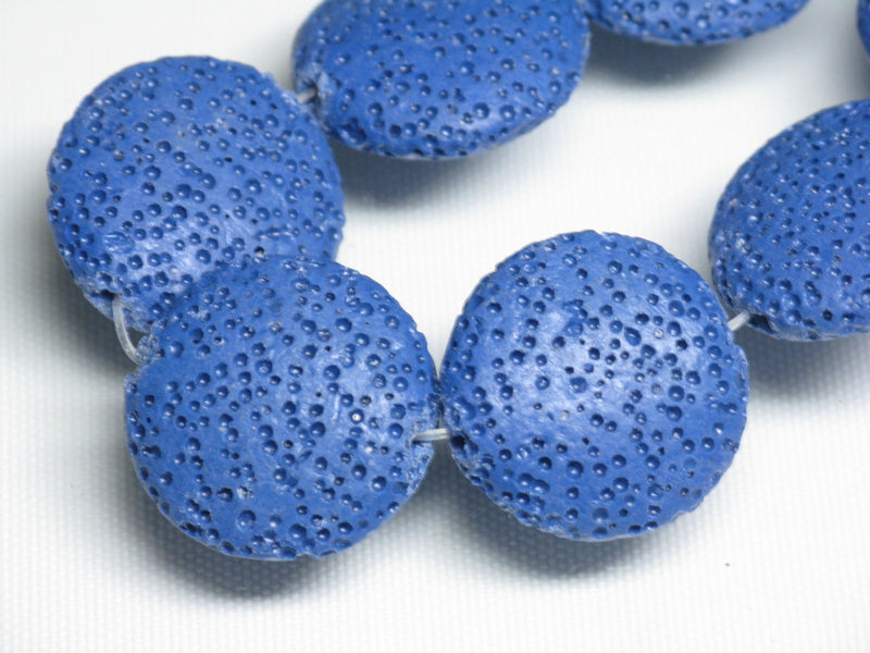 TOKO-BEADS AZ142-02N Volcanic Rock bead (Strand) 23mm AZ142-02N 火山岩ビーズ（連） 23mm Asian bead & African bead  Handmade,Lampeork,bead,asia,india,ethnic,parts,accessory,beads とんぼ玉,ビーズ,トンボ玉,アジア,インド,エスニック,手作り,パーツ,アクセサリー