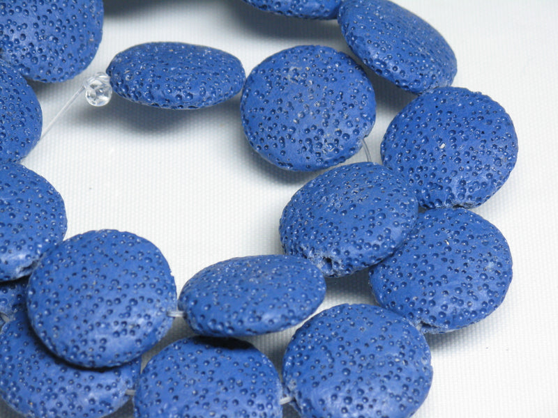 TOKO-BEADS AZ142-02N Volcanic Rock bead (Strand) 23mm AZ142-02N 火山岩ビーズ（連） 23mm Asian bead & African bead  Handmade,Lampeork,bead,asia,india,ethnic,parts,accessory,beads とんぼ玉,ビーズ,トンボ玉,アジア,インド,エスニック,手作り,パーツ,アクセサリー