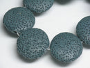 TOKO-BEADS AZ142-04N Volcanic Rock bead (Strand) 23mm AZ142-04N 火山岩ビーズ（連） 23mm Asian bead & African bead  Handmade,Lampeork,bead,asia,india,ethnic,parts,accessory,beads とんぼ玉,ビーズ,トンボ玉,アジア,インド,エスニック,手作り,パーツ,アクセサリー