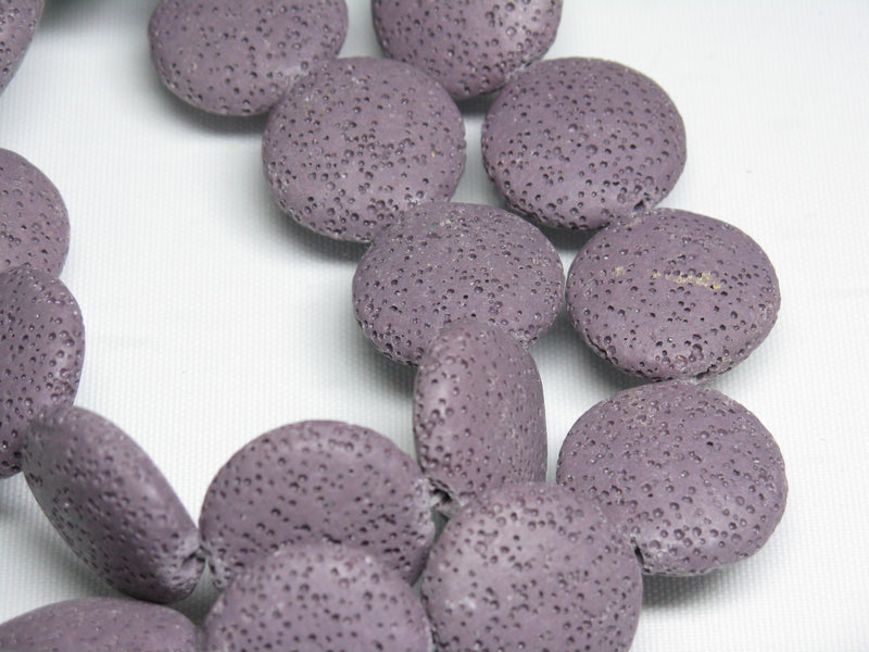 TOKO-BEADS AZ142N-05 Volcanic Rock bead (Strand) 23mm AZ142N-05 火山岩ビーズ（連） 23mm Asian bead & African bead  Handmade,Lampeork,bead,asia,india,ethnic,parts,accessory,beads とんぼ玉,ビーズ,トンボ玉,アジア,インド,エスニック,手作り,パーツ,アクセサリー