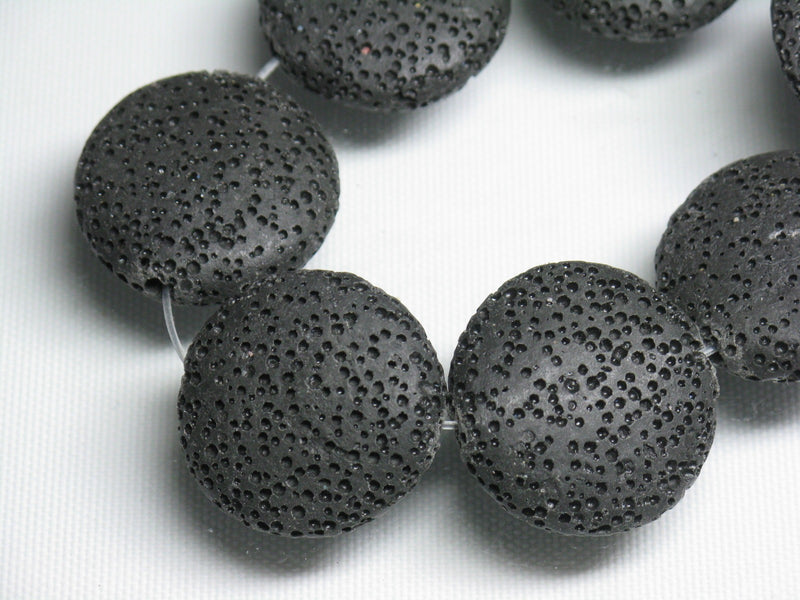 TOKO-BEADS AZ142N-10 Volcanic Rock bead (Strand) 23mm AZ142N-10 火山岩ビーズ（連） 23mm Asian bead & African bead  Handmade,Lampeork,bead,asia,india,ethnic,parts,accessory,beads とんぼ玉,ビーズ,トンボ玉,アジア,インド,エスニック,手作り,パーツ,アクセサリー