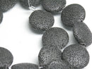 TOKO-BEADS AZ142-10N Volcanic Rock bead (Strand) 23mm AZ142-10N 火山岩ビーズ（連） 23mm Asian bead & African bead  Handmade,Lampeork,bead,asia,india,ethnic,parts,accessory,beads とんぼ玉,ビーズ,トンボ玉,アジア,インド,エスニック,手作り,パーツ,アクセサリー