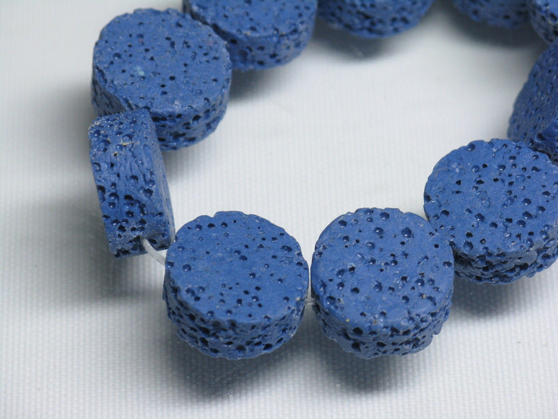 TOKO-BEADS AZ143N-03 Volcanic Rock bead (Strand) 14.5mm AZ143N-03 火山岩ビーズ（連） 14.5mm Asian bead & African bead  Handmade,Lampeork,bead,asia,india,ethnic,parts,accessory,beads とんぼ玉,ビーズ,トンボ玉,アジア,インド,エスニック,手作り,パーツ,アクセサリー