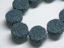 TOKO-BEADS AZ143-04N Volcanic Rock bead (Strand) 14.5mm AZ143-04N 火山岩ビーズ（連） 14.5mm Asian bead & African bead  Handmade,Lampeork,bead,asia,india,ethnic,parts,accessory,beads とんぼ玉,ビーズ,トンボ玉,アジア,インド,エスニック,手作り,パーツ,アクセサリー