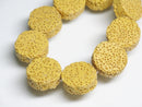 TOKO-BEADS AZ143-06N Volcanic Rock bead (Strand) 14.5mm AZ143-06N 火山岩ビーズ（連） 14.5mm Asian bead & African bead  Handmade,Lampeork,bead,asia,india,ethnic,parts,accessory,beads とんぼ玉,ビーズ,トンボ玉,アジア,インド,エスニック,手作り,パーツ,アクセサリー