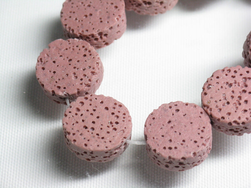 TOKO-BEADS AZ143N-07 Volcanic Rock bead (Strand) 14.5mm AZ143N-07 火山岩ビーズ（連） 14.5mm Asian bead & African bead  Handmade,Lampeork,bead,asia,india,ethnic,parts,accessory,beads とんぼ玉,ビーズ,トンボ玉,アジア,インド,エスニック,手作り,パーツ,アクセサリー