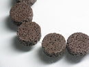 TOKO-BEADS AZ143-09N Volcanic Rock bead (Strand) 14.5mm AZ143-09N 火山岩ビーズ（連） 14.5mm Asian bead & African bead  Handmade,Lampeork,bead,asia,india,ethnic,parts,accessory,beads とんぼ玉,ビーズ,トンボ玉,アジア,インド,エスニック,手作り,パーツ,アクセサリー