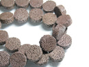 TOKO-BEADS AZ143-09N Volcanic Rock bead (Strand) 14.5mm AZ143-09N 火山岩ビーズ（連） 14.5mm Asian bead & African bead  Handmade,Lampeork,bead,asia,india,ethnic,parts,accessory,beads とんぼ玉,ビーズ,トンボ玉,アジア,インド,エスニック,手作り,パーツ,アクセサリー