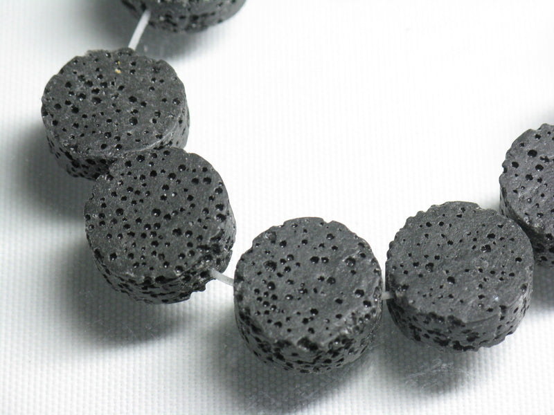 TOKO-BEADS AZ143N-10 Volcanic Rock bead (Strand) 14.5mm AZ143N-10 火山岩ビーズ（連） 14.5mm Asian bead & African bead  Handmade,Lampeork,bead,asia,india,ethnic,parts,accessory,beads とんぼ玉,ビーズ,トンボ玉,アジア,インド,エスニック,手作り,パーツ,アクセサリー