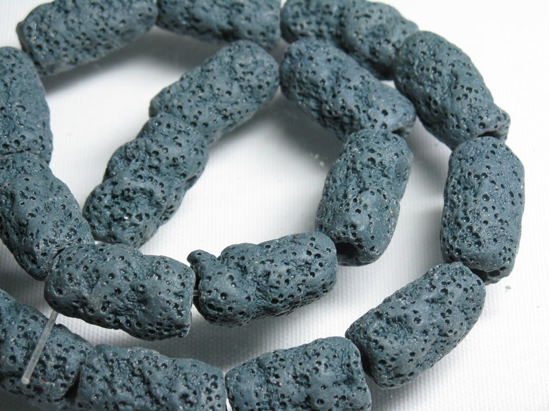 | TOKO-BEADS |AZ144N-07 火山岩ビーズ（連） 12mmとんぼ玉,ビーズ,トンボ玉,アジア,インド,エスニック,手作り,パーツ,アクセサリー