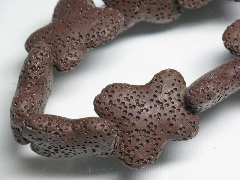 TOKO-BEADS AZ145N-09 Volcanic Rock bead (Strand) 21mm AZ145N-09 火山岩ビーズ（連） 21mm Asian bead & African bead  Handmade,Lampeork,bead,asia,india,ethnic,parts,accessory,beads とんぼ玉,ビーズ,トンボ玉,アジア,インド,エスニック,手作り,パーツ,アクセサリー
