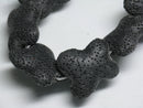 TOKO-BEADS AZ145-10N Volcanic Rock bead (Strand) 21mm AZ145-10N 火山岩ビーズ（連） 21mm Asian bead & African bead  Handmade,Lampeork,bead,asia,india,ethnic,parts,accessory,beads とんぼ玉,ビーズ,トンボ玉,アジア,インド,エスニック,手作り,パーツ,アクセサリー