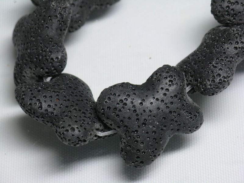 TOKO-BEADS AZ145N-10 Volcanic Rock bead (Strand) 21mm AZ145N-10 火山岩ビーズ（連） 21mm Asian bead & African bead  Handmade,Lampeork,bead,asia,india,ethnic,parts,accessory,beads とんぼ玉,ビーズ,トンボ玉,アジア,インド,エスニック,手作り,パーツ,アクセサリー