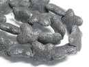 TOKO-BEADS AZ145-10N Volcanic Rock bead (Strand) 21mm AZ145-10N 火山岩ビーズ（連） 21mm Asian bead & African bead  Handmade,Lampeork,bead,asia,india,ethnic,parts,accessory,beads とんぼ玉,ビーズ,トンボ玉,アジア,インド,エスニック,手作り,パーツ,アクセサリー